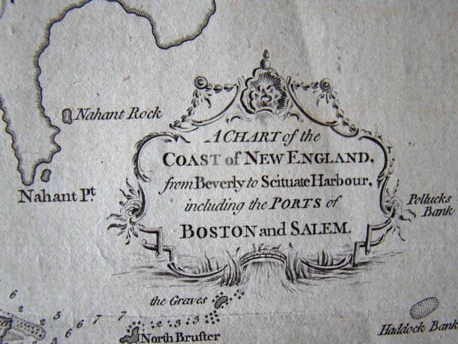An engraved print entitled "A Plan of the TOWN of BOSTON" published for the London Magazine in April 1774. — image 3
